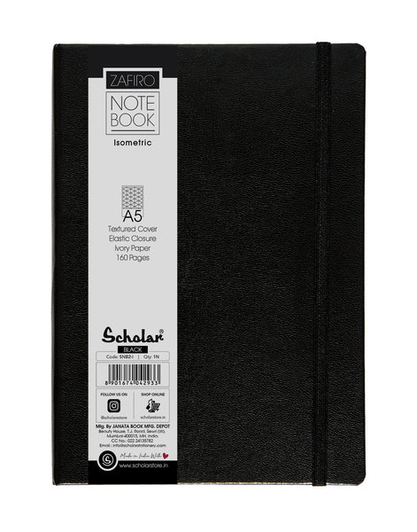 A5 ZAFIRO NOTEBOOK (Isometric-Grid) (SNB2-I)
