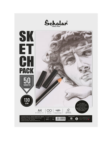 A4 Sketch Pack - 130 GSM (White Paper) (SPL1)