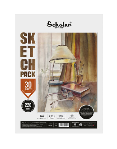 A4 Sketch Pack - 220 GSM (PACK OF 2) (SPL9)