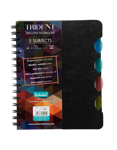 A5 Trident Five Subject Notebook (SSN6)