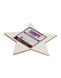 Star Shape Canvas Board - 5" (Set of 2) (STR5)