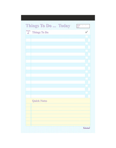 A5 Things to do Pad (Pack of 5) (TTD4)