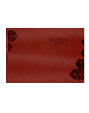 A4 LUXE VISITORS BOOK - BROWN  (VB9-B)