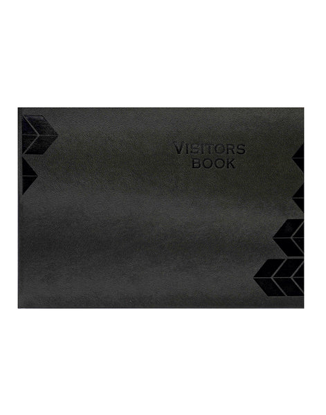 A4 LUXE VISITORS BOOK - GREY (VB9-C)
