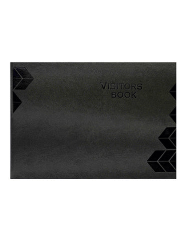 A4 LUXE VISITORS BOOK - GREY (VB9-C)