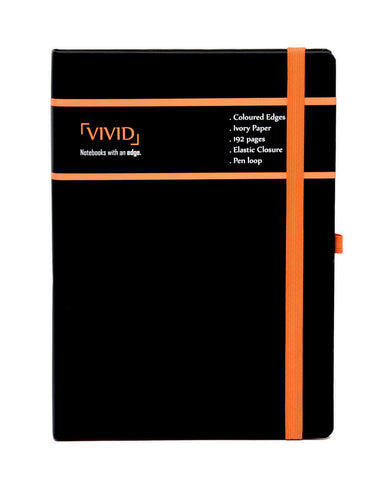 A5 VIVID NOTEBOOK - ORANGE (VVN2-O)