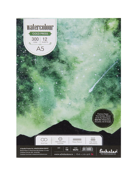 A5 Watercolour Pad - Glued (WCP2) (Set of 2)