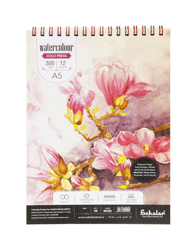 A5 Watercolour Pad - Wire Bound (PACK OF 2) (WCW2)