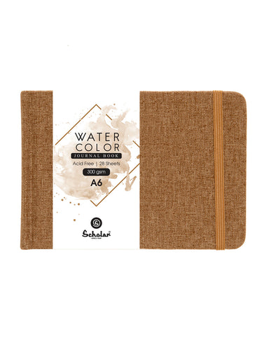 A6 Watercolor Journal (Khakhi) - 300 GSM (WJ1-D)