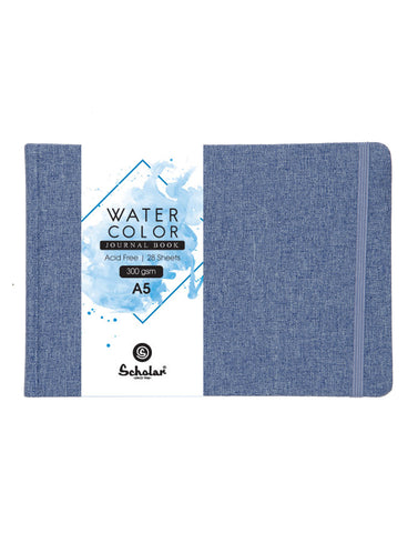 A5 Watercolor Journal (Blue) - 300 GSM (WJ2-B)