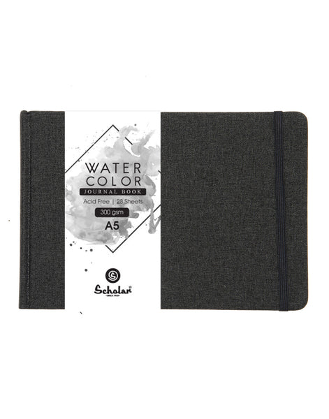 A5 Watercolor Journal (Black) - 300 GSM (WJ2-C)