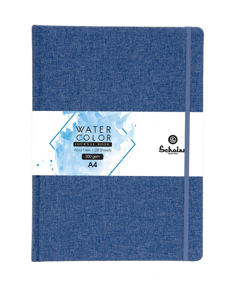A4 Watercolor Journal (Blue) - 300 GSM (WJ4-B)