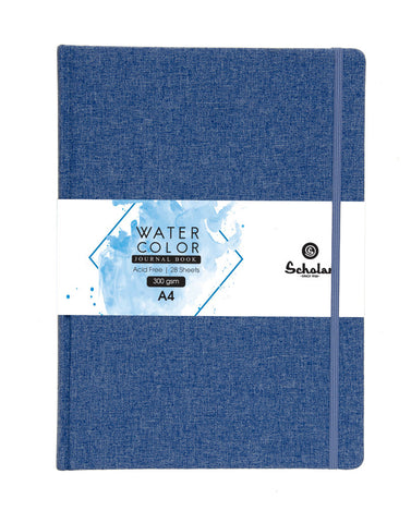 A4 Watercolor Journal (Blue) - 300 GSM (WJ4-B)