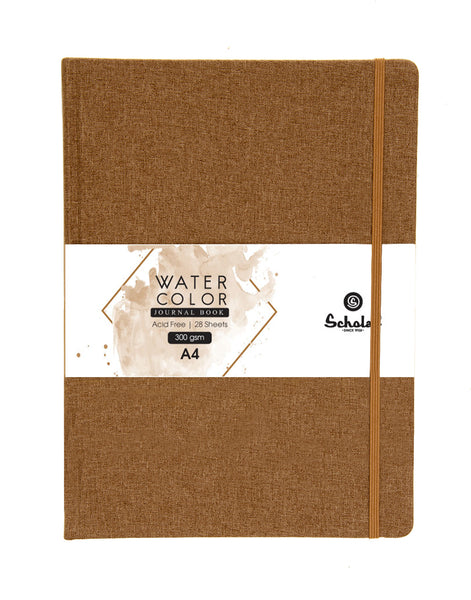 A4 Watercolor Journal (Khakhi) - 300 GSM (WJ4-D)