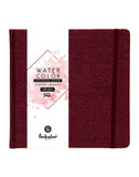 SQ. Watercolor Journal (Burgundy) - 300 GSM (WJ6-A)