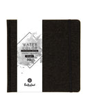 SQ. Watercolor Journal (Black) - 300 GSM (WJ6-C)