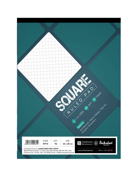A4 SQUARE PAD (Pack of 5) (WP18)