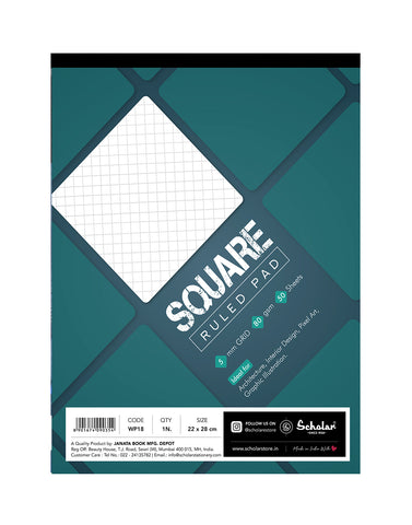 A4 SQUARE PAD (Pack of 5) (WP18)