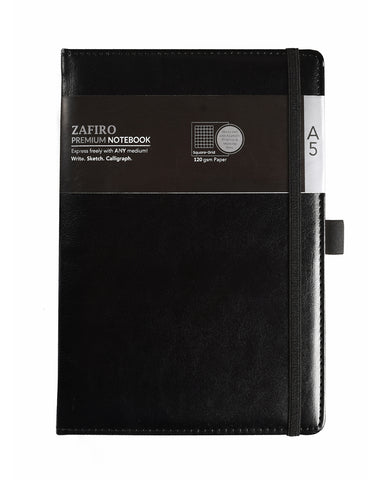A5 ZAFIRO PREMIUM NOTEBOOK (Square-Grid) (ZNB2-S)